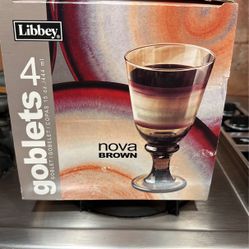Nova Brown Goblets
