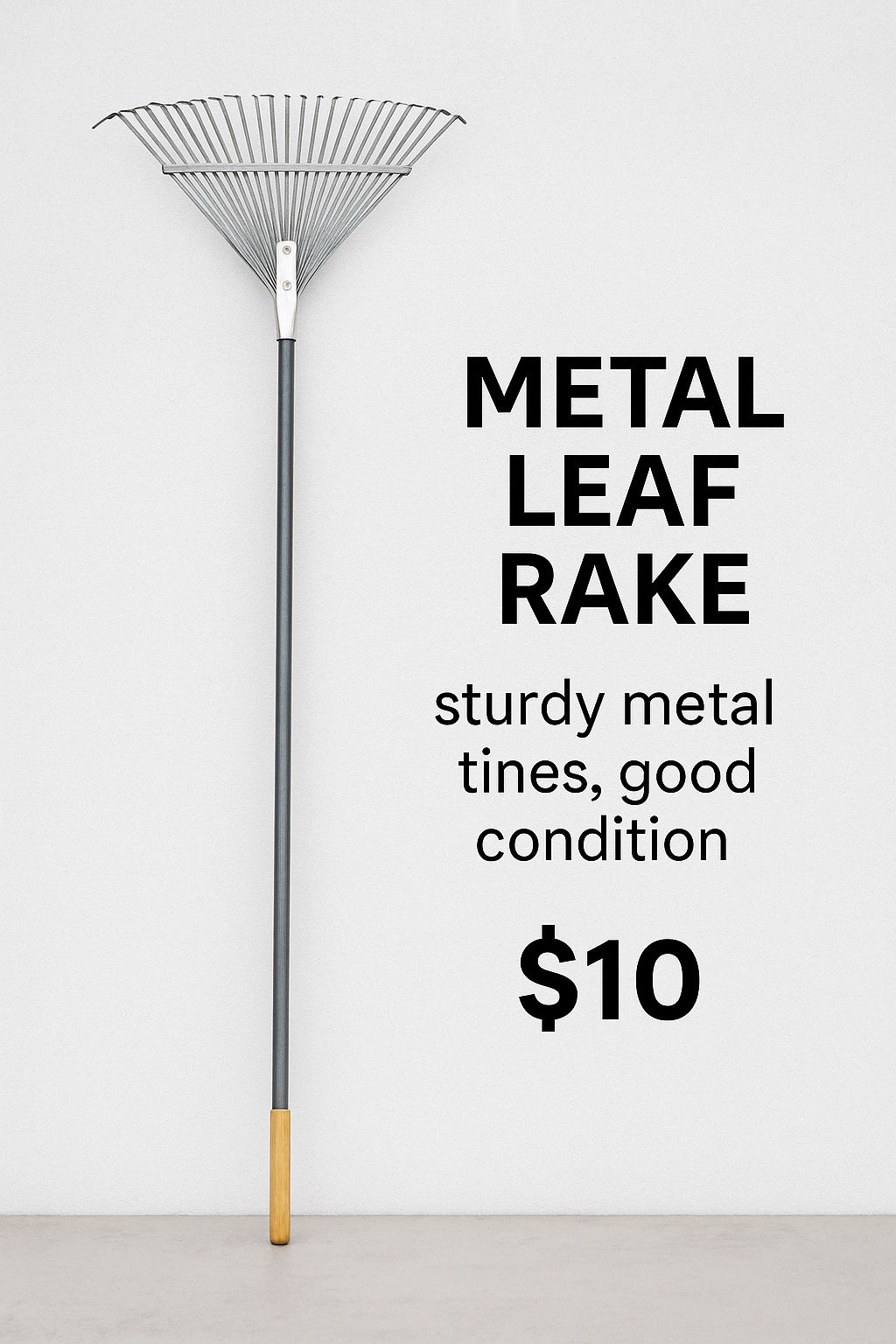 Metal Leaf rake