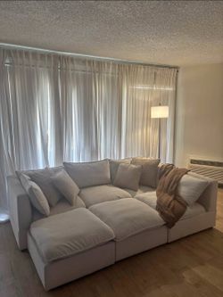 BRAND NEW BEIGE SECTIONAL CLOUD SAME DAY DELIVERY