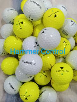 60 Used Topflite Hammer Control Balls In Excellent Condition NM To 4A 
