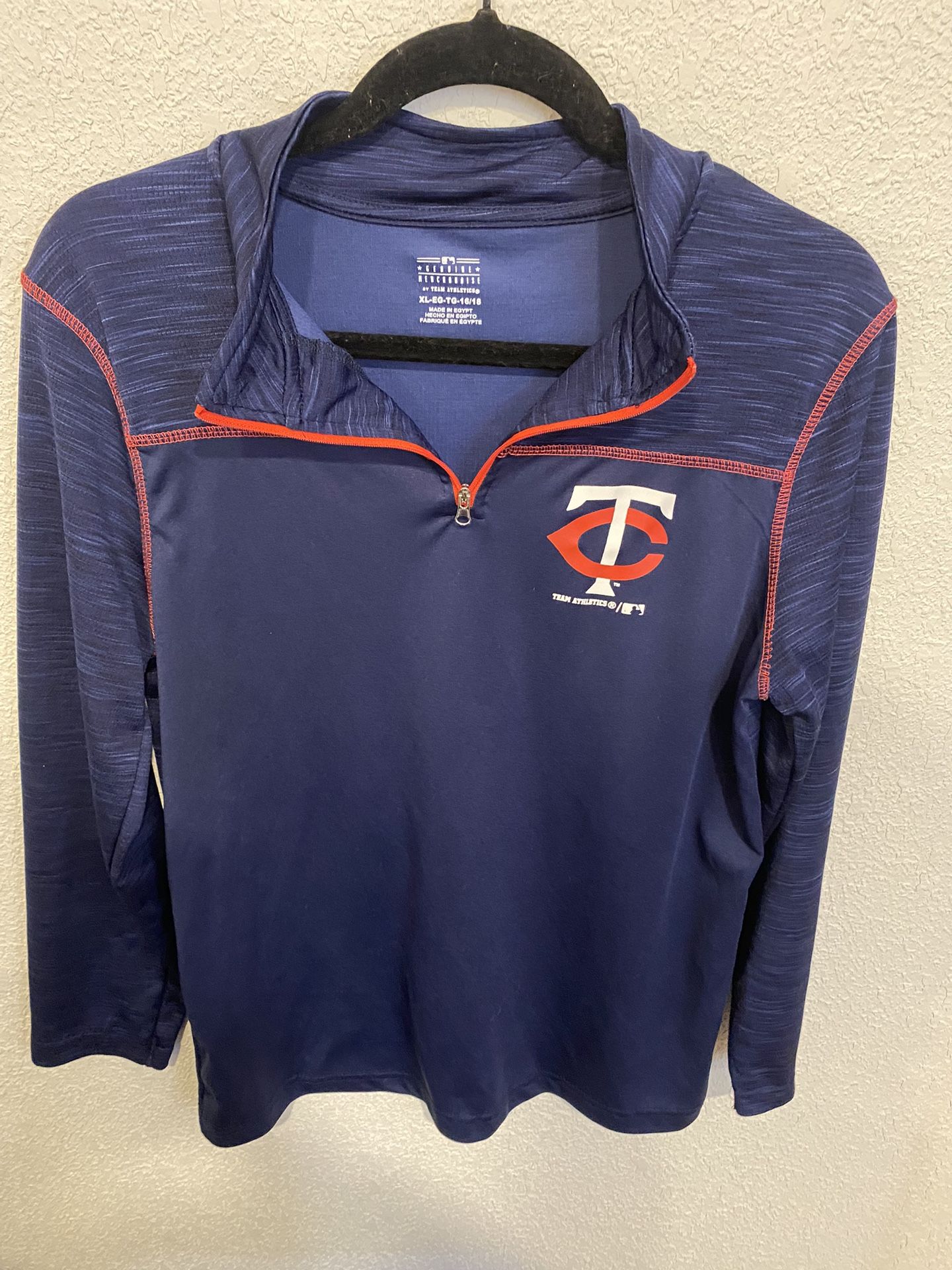 Minnesota Twins 1/4 Zip Men Size Xl