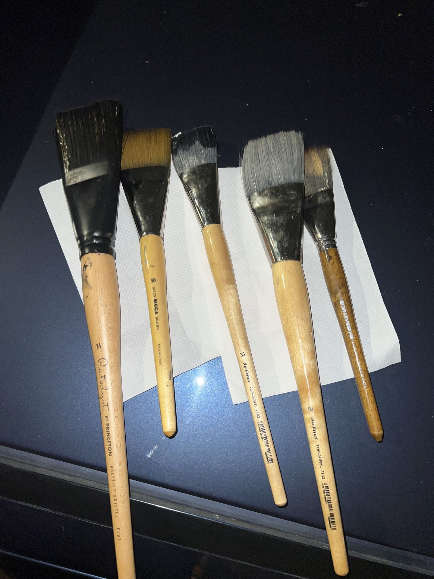 Da Vinci, Blick, Princeton Paint Brushes