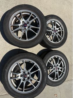 OEM Saab 16” Alloy Wheels/Rims – Set of 4 – Center Caps Included