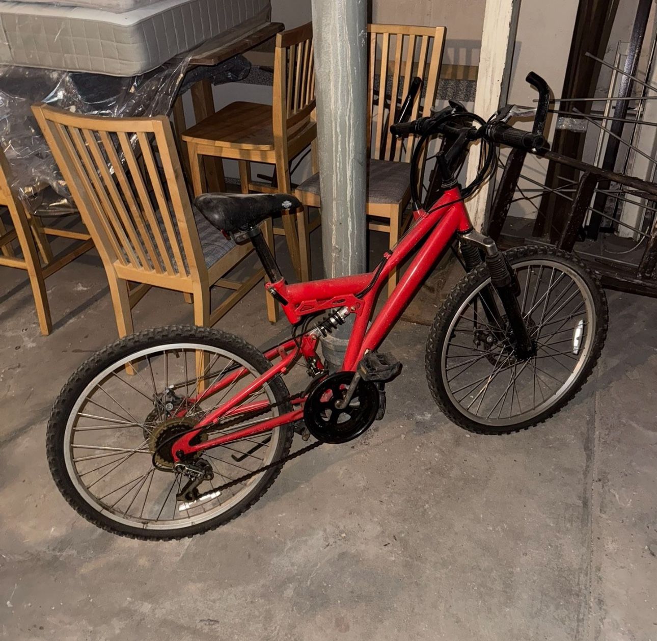 Red Bike Used!