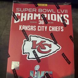 2023/24 Panini Super Bowl LVII Champions Kansas City Chiefs 36 cards Sealed Box