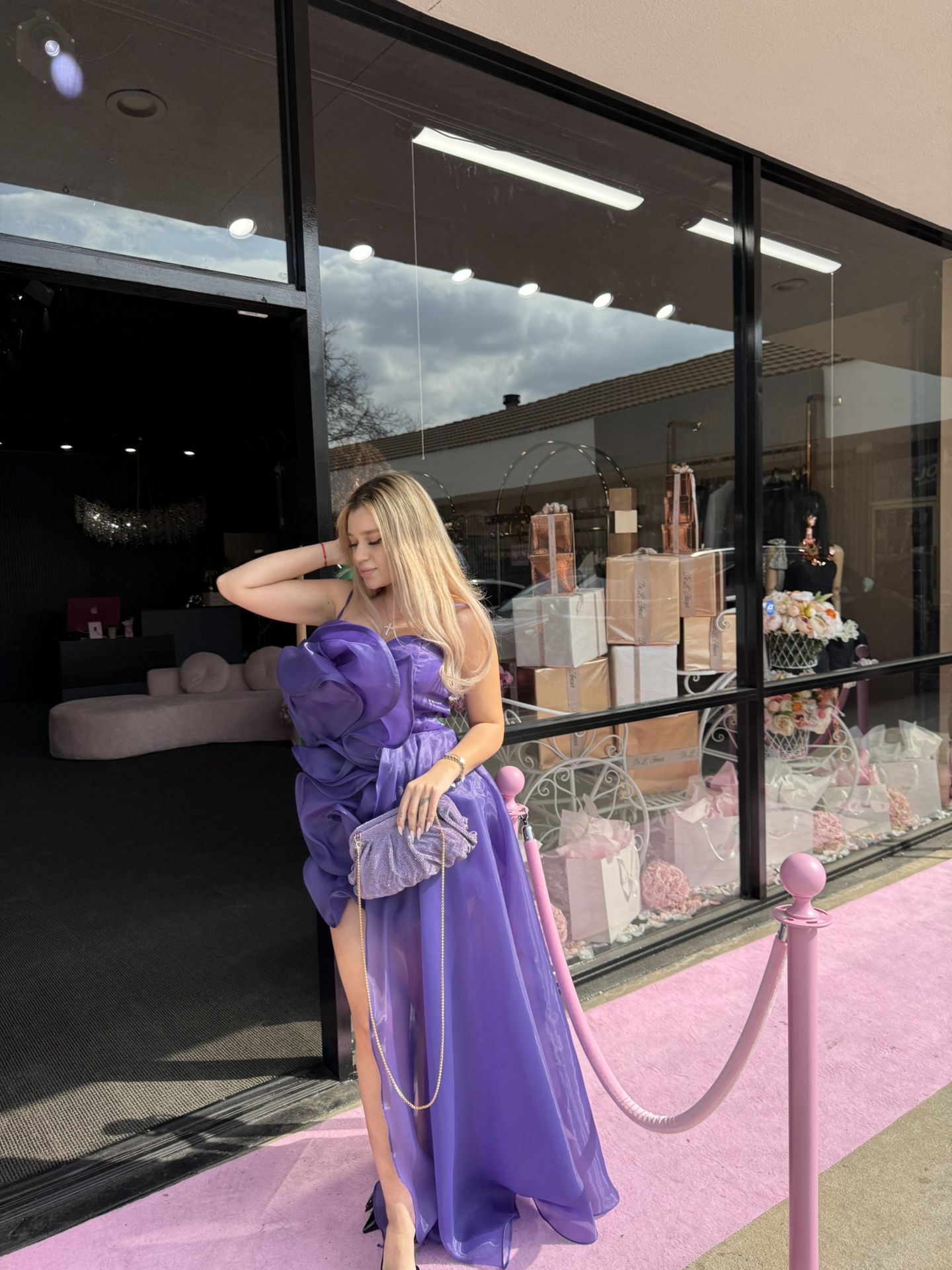 Purple elegant dress✨