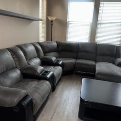 Ashley Furniture sectional + loveseat 