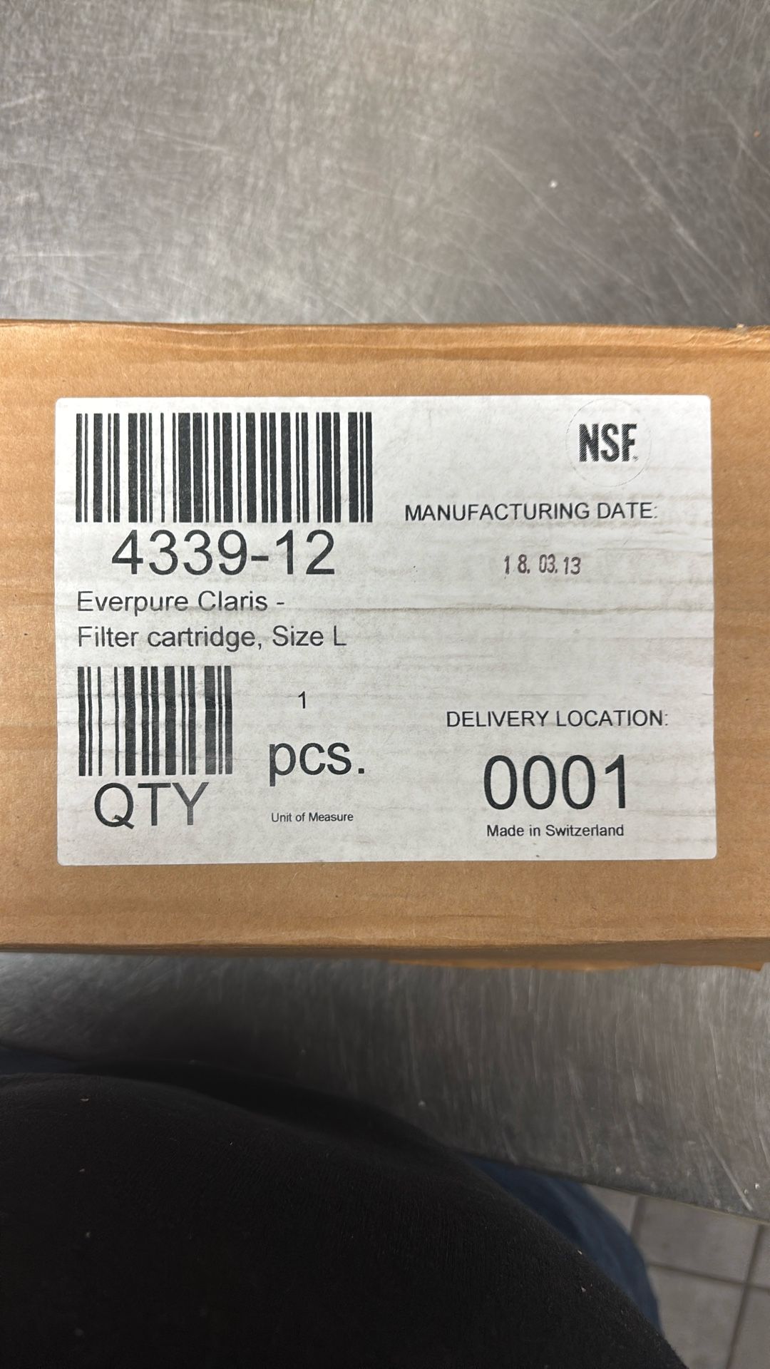 Everpure 433913 Claris Cart X Left