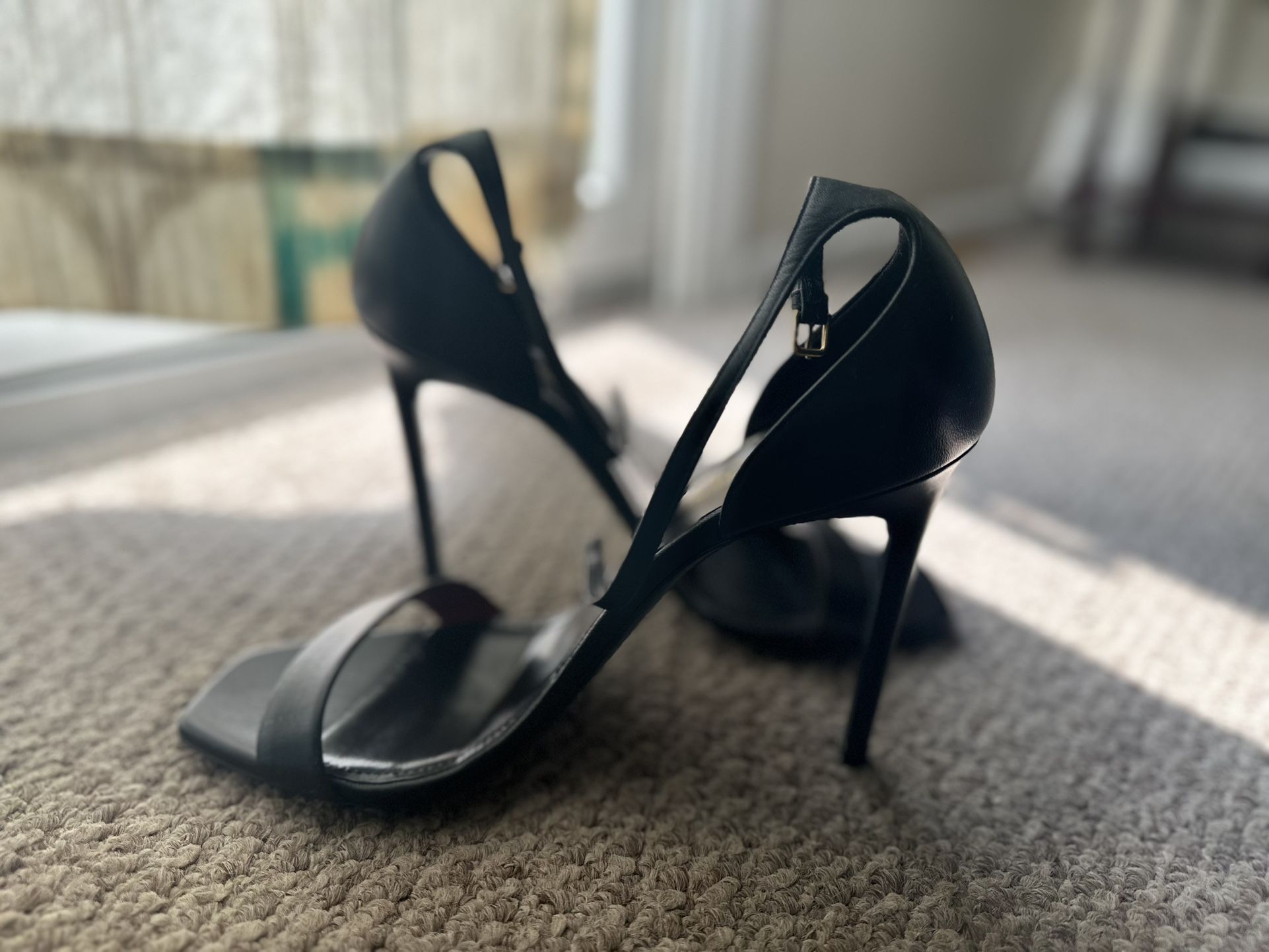YSL black heels