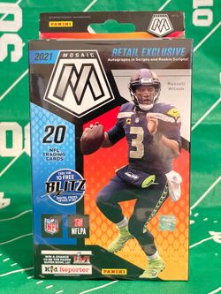 2021 Panini Mosaic Football Hanger Box - 20 NFL Trading Cards Inside!