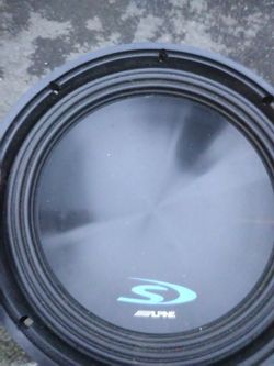 Alpine 12" type-s subwoofer