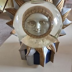 SUN/MOON SNOWGLOBE 1999 SPENCER'S 