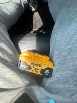 Dewalt 5ah battery Xr