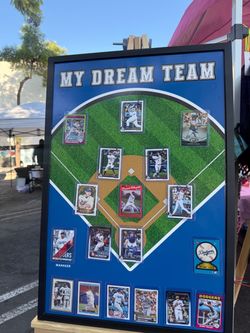 Customizable baseball team board