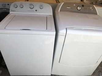 Set whirlpool washer and gas dryer