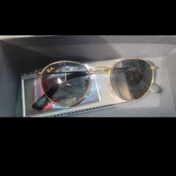 Ray Bans Roumd Gold