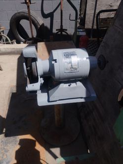 Heavy duty machine shop grinder works good