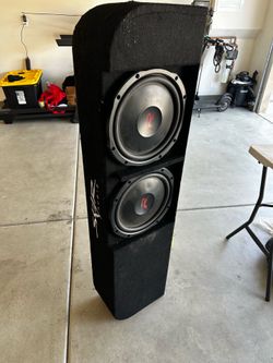 12” subwoofers with ported box