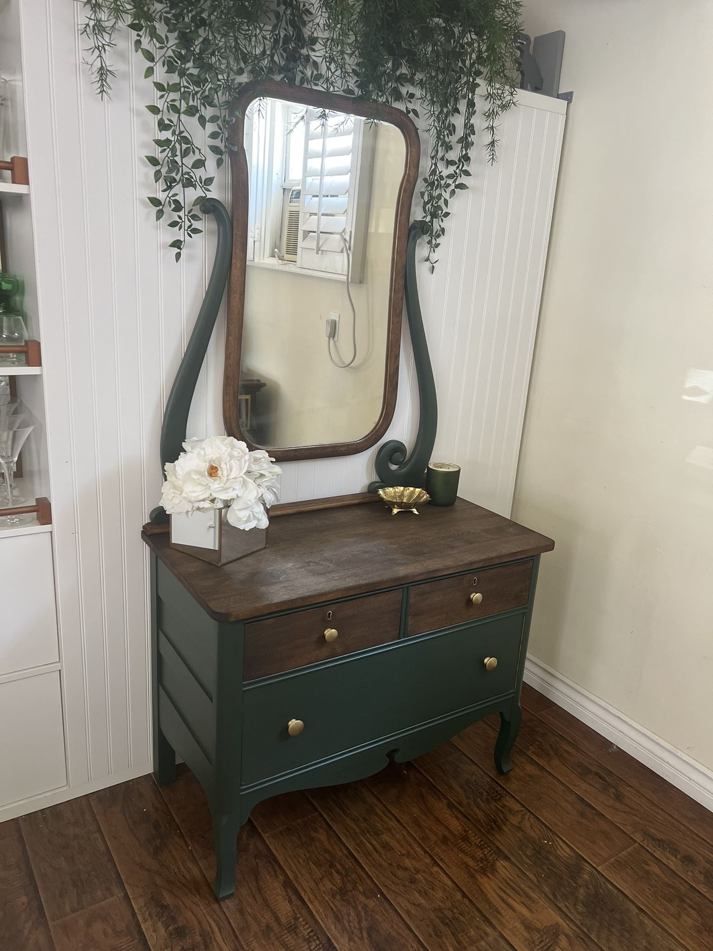Newly Refurbished Vintage Vanity Dresser