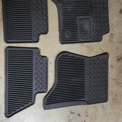 2014-18 Sierra Cocoa Oem Crew Cab Floor Matts