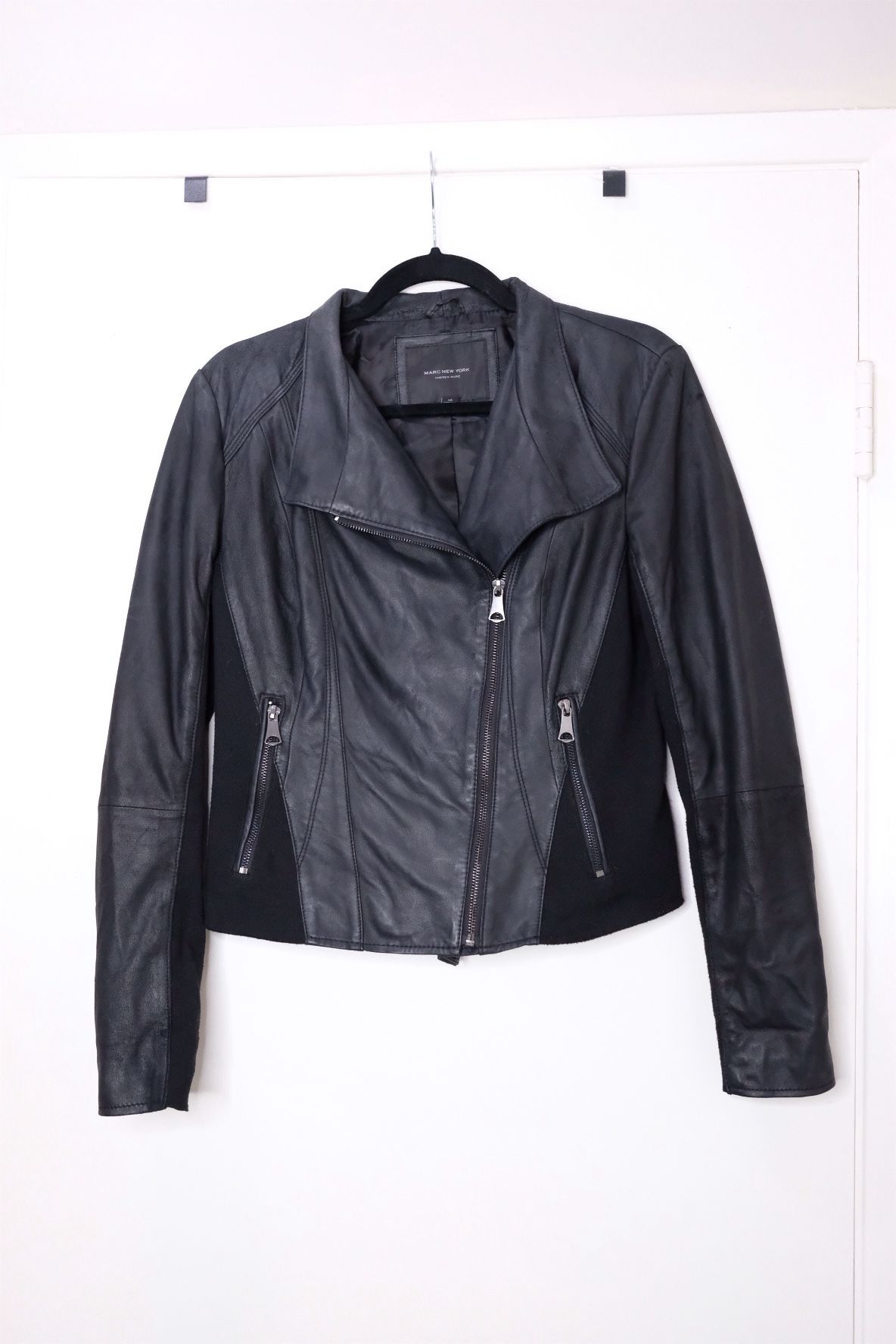 Marc New York By Andrew Marc Leather Biker Jacket