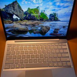 12.4" Surface Laptop Go 3 is a laptop with a 256GB SSD and up to 15 hours of battery life.