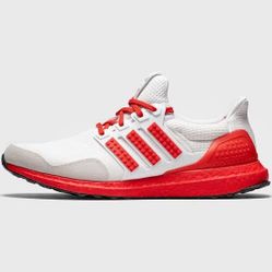NEW adidas Ultraboost DNA x Lego Color Pack White Red Men’s SIZE 10.5 & 11.5 & 12