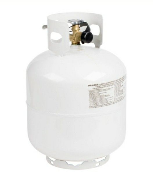 Ready to Use! 20# Refillable Propane tank FILLED w/15# LP