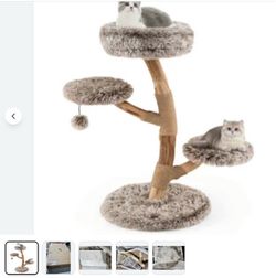 Costway Pear Wood Cat Tree