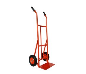 Hand Trucks TWIN GRIP HANDLE STEEL HAND TRUCK 700 LB. LOAD CAPACITY 10" SOLID RUBBER TIRE