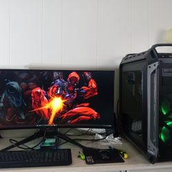 Custom Build I7-5930K 6cores 3.5ghz 16GB RAM 500GB SSD 8GB RX570 Card