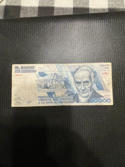 Billete Raro De $20Mil Pesos😎