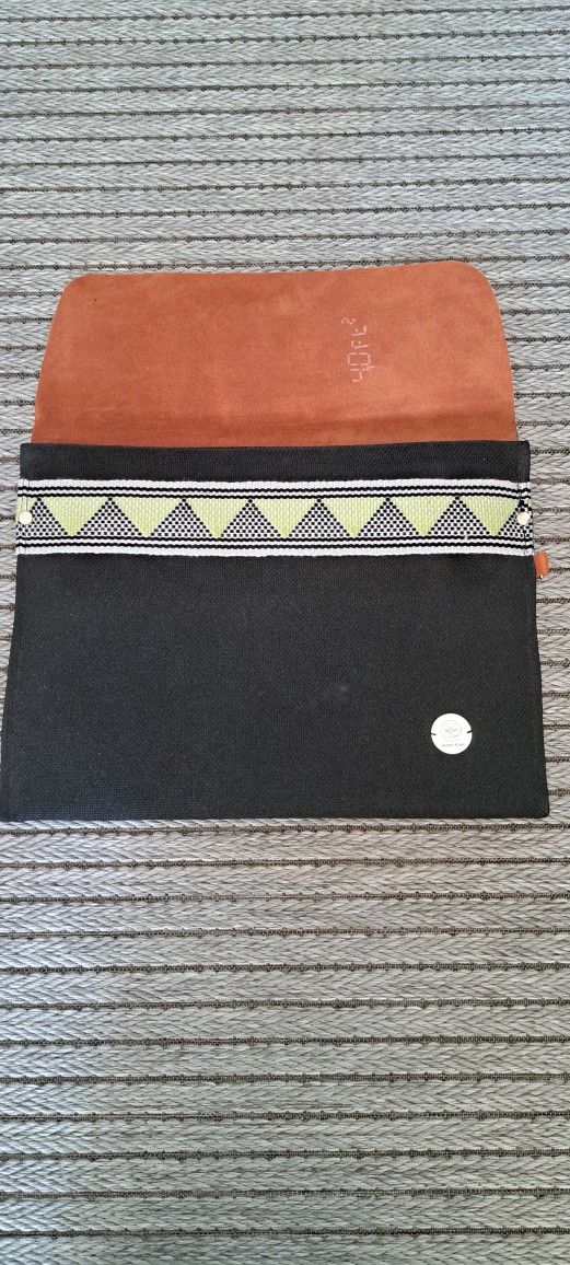Tablet Pocket Bag Pouch Travel Sack Paper Keeper Leather Fabric 