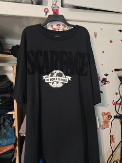 4 Xl 3d Fur Scarface Shirt