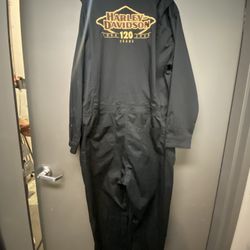 Harley Davidson 120th Anniversary Black Coveralls New With Tags XL