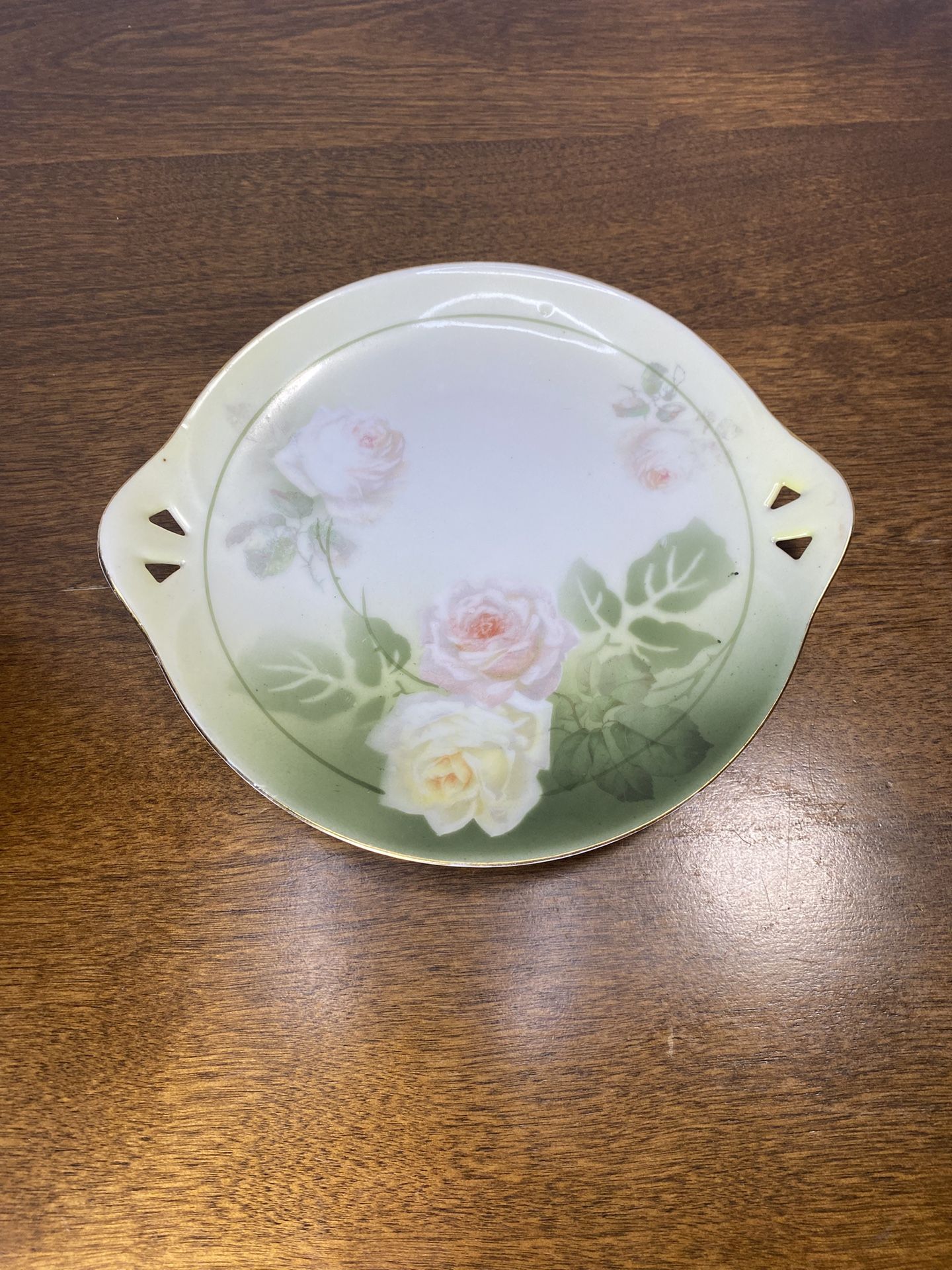 Vintage RS Germany Hand Painted Plate 