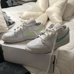 Air Jordan 1 Low White Multicolor