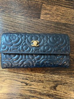 Black leather wallet