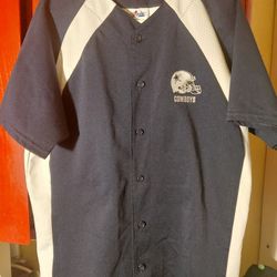 Vintage Dallas cowboys Baseball Jersey stitched