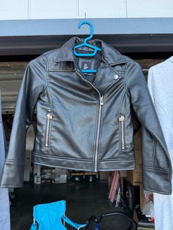 Girls Leather Jacket - Small 6/7