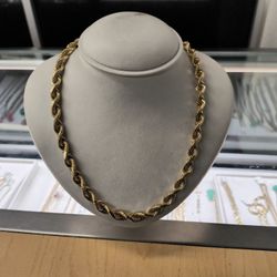 10k Solid Gold Rope Chain 84.6 Grams 24 Long Layaway Available 10% Dwon If You Interested Please Make Sure You Ask For Maribel Thank You 