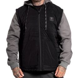 Sullen Clothing full zip hoodie vest jacket size L / brand new never worn