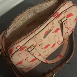 Kate spade flamingo bag sales
