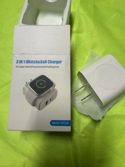 3 in 1 Apple Watch Charger + USB-C/USB-A Fast Charger