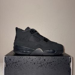 Nike Air Jordan Retro 4 “Black Cat” GS Size 7Y/8.5W New