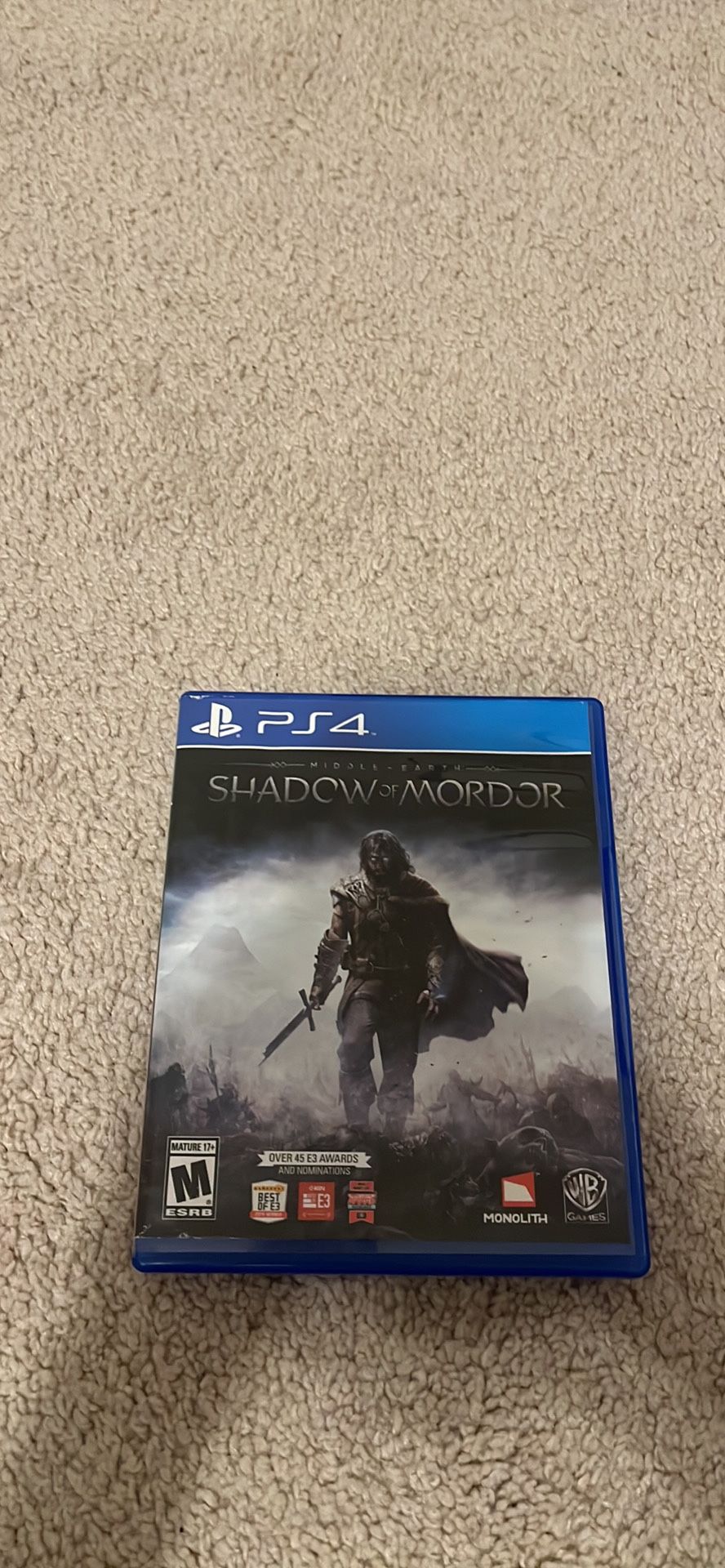 Shadow Of Mordor Ps4