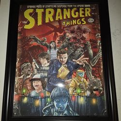StrangerThings Framed Print (Rare)