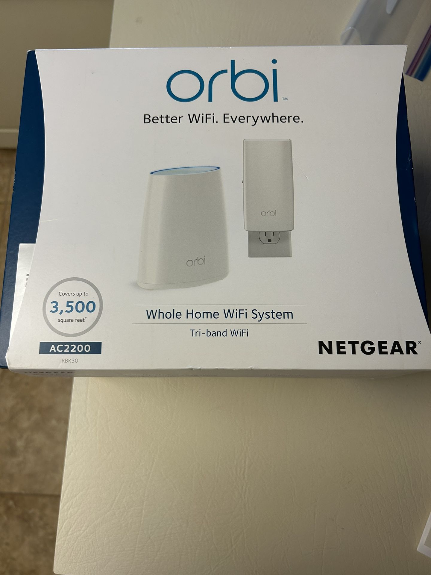 Orbi Router Rbk80 NETGEAR ORBI MINI ROUTER RBR40 + WALL PLUG SATELLITE MODEL RBW30 WHOLE ...
