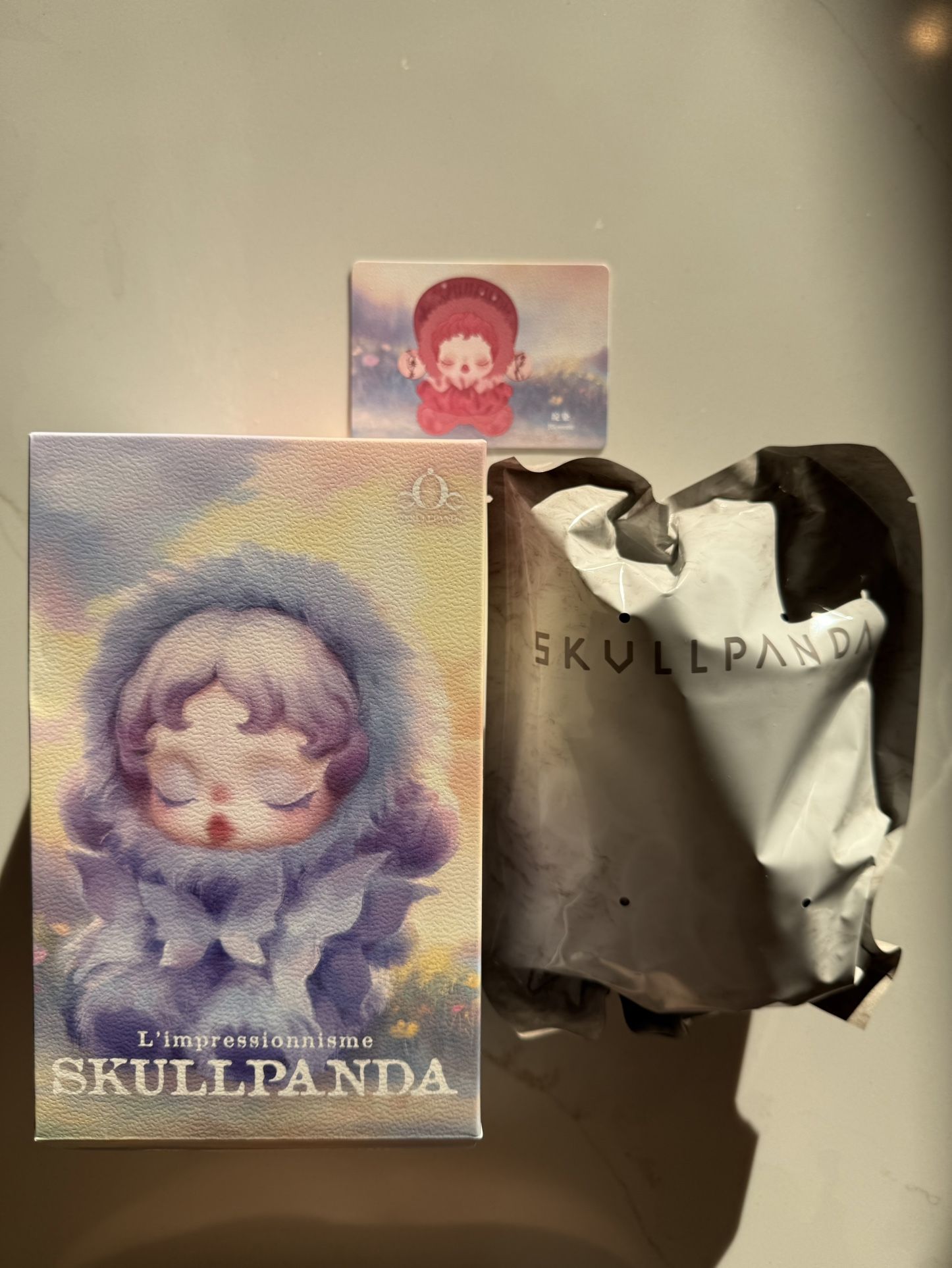 NEW POP MART skull panda l impressionnisme blossom