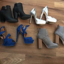 Women’s Heels. Worn Once. Sizes 6- 6.5